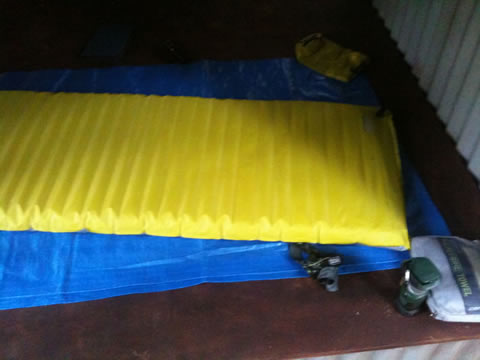 My new NeoAir (is that a tautology?) mat from Thermarest