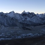 Early morning climb of Kala Patthar peak (5550m).