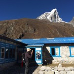 Our lodge in Pheriche, with Cholatse (6335m) in the background