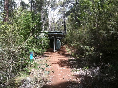 The entrance to Yarri hut