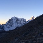 Early morning climb of Kalapatthar peak (5550m).