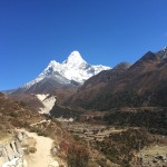 View back to Ama Dablam